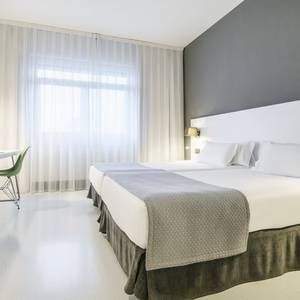 Chambre individuelle corporate Hôtel ILUNION Bilbao